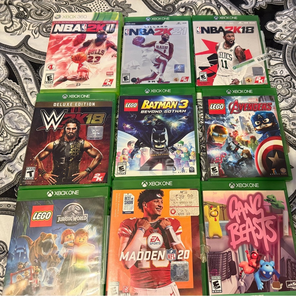 Xbox Video Game Collection